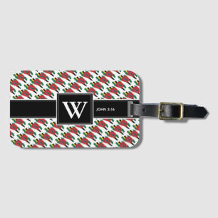 DOMINICA Christian Monogram Luggage Bagagebricka