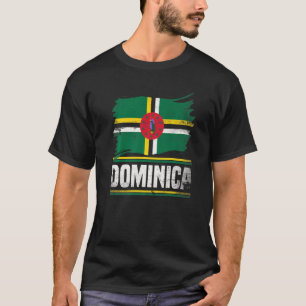 Dominica Dominican Dominica Flagga T Shirt