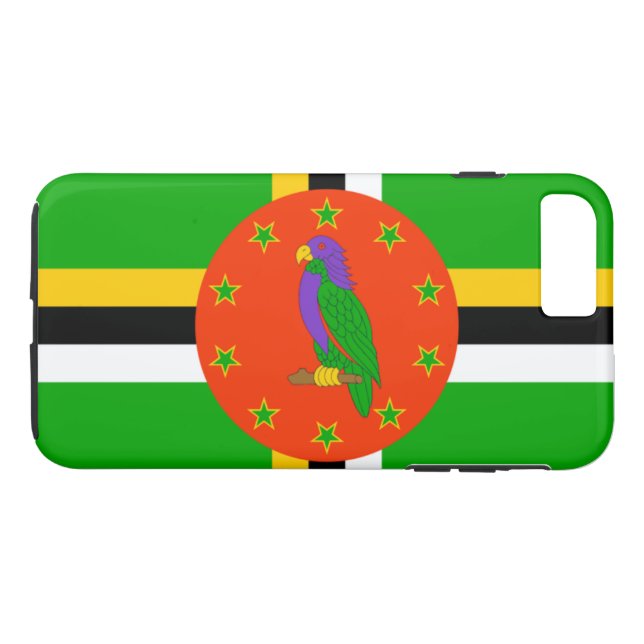 Dominica flagga Case-Mate iPhone skal (Baksida (horisontal))
