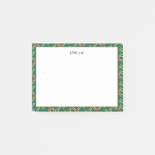 DOMINICA FLAGGA Christian Scripture Post-it Block (Framsida)