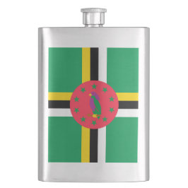 Dominica flagga fickplunta