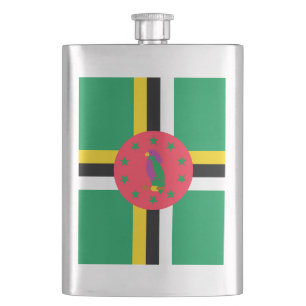 Dominica flagga fickplunta