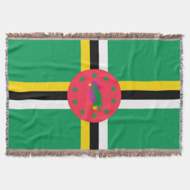 Dominica flagga filt