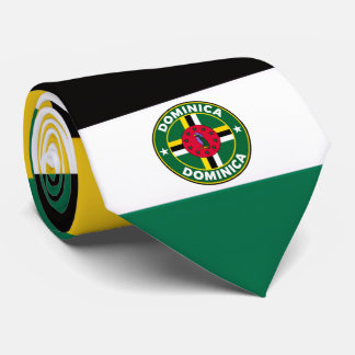 Dominica Flagga halsduk, Stilig dominikansk flaggd Slips