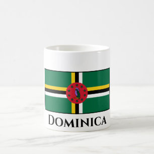 Dominica Flagga Kaffemugg