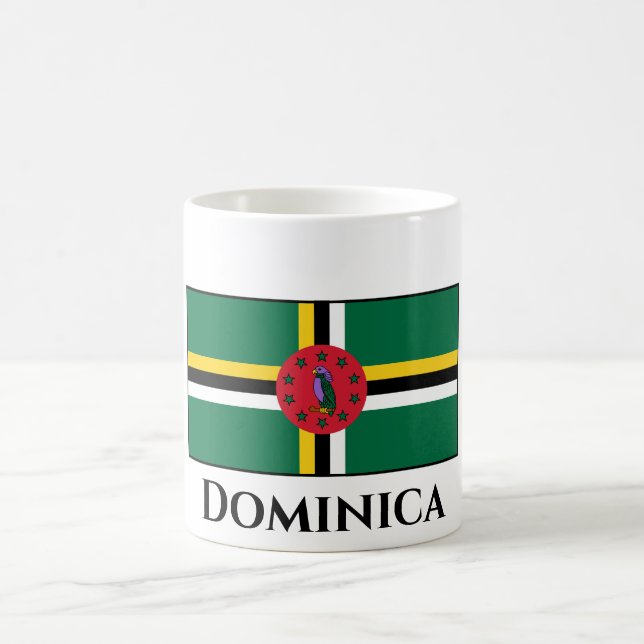 Dominica Flagga Kaffemugg (Center)