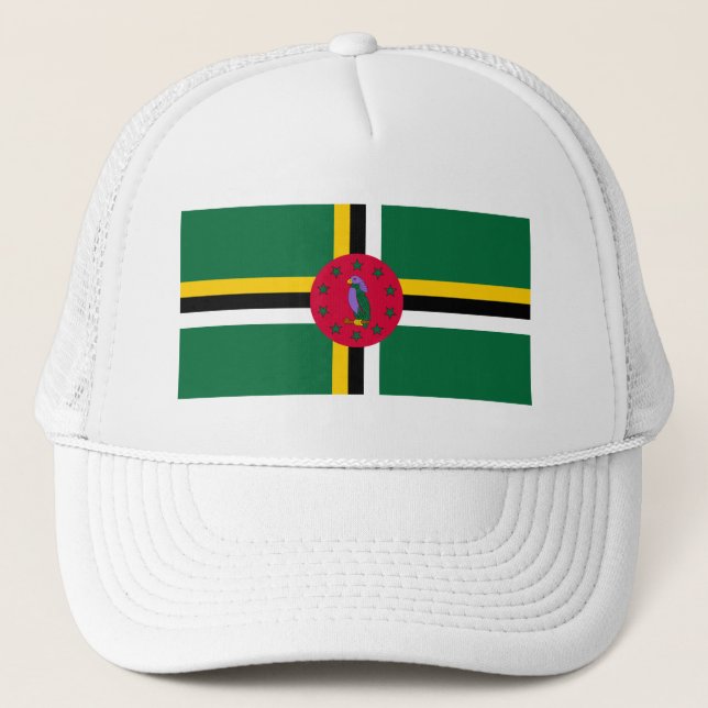 Dominica Flagga Keps (Framsida)