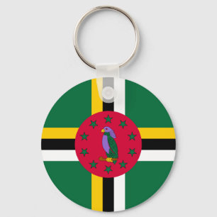 Dominica flagga nyckelring