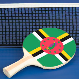 Dominica flagga pingisracket