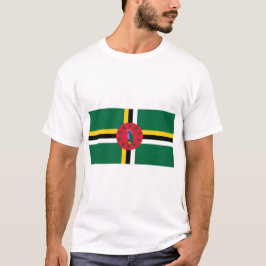 Dominica Flagga T Shirt