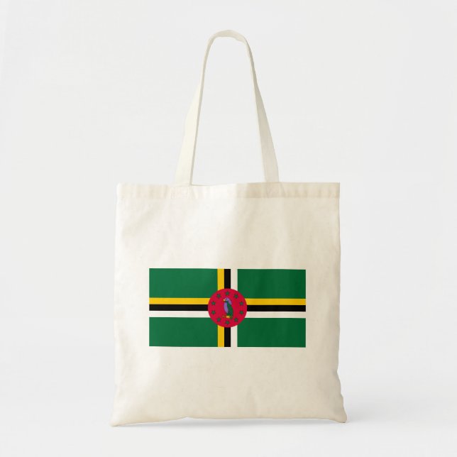 Dominica Flagga Tygkasse (Framsidan)