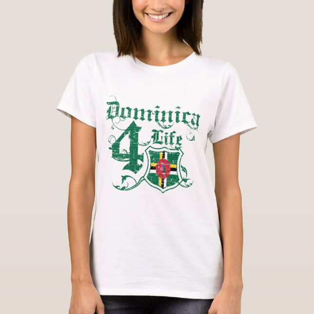 Dominica för liv t shirt (Framsida)