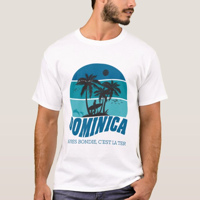 Dominica Karibien T Shirt (Framsida)