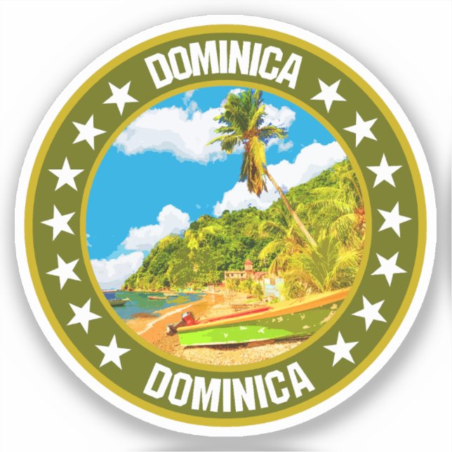 Dominica Klistermärken (Framsida)