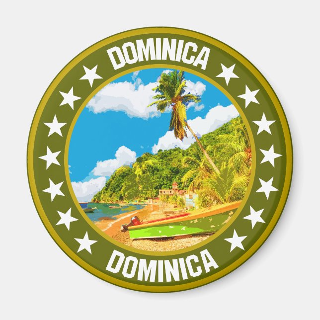 Dominica Magnet (Framsidan)