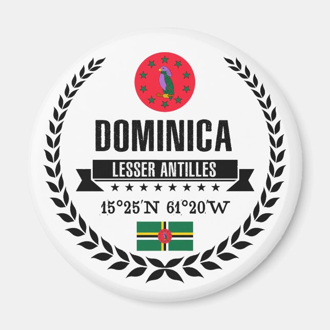 Dominica Magnet (Framsidan)