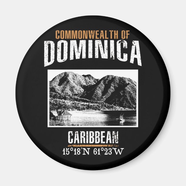 Dominica Magnet (Framsidan)
