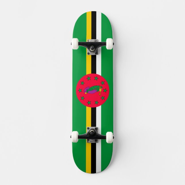 Dominica Mini Skateboard Bräda 18,5 Cm (Framsida)