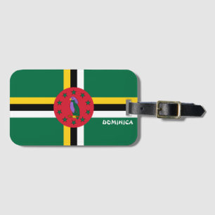 Dominica National Flagga Patriotic Bagagebricka