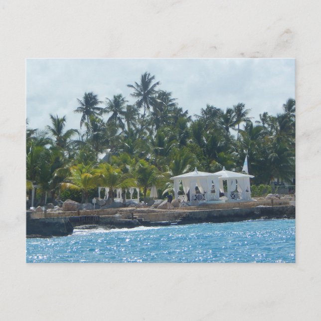 DOMINICA REPUBLIKEN 2 POSTCARD VYKORT (Framsida)