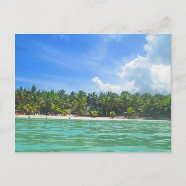 DOMINICA REPUBLIKEN 3 POSTCARD VYKORT (Framsida)