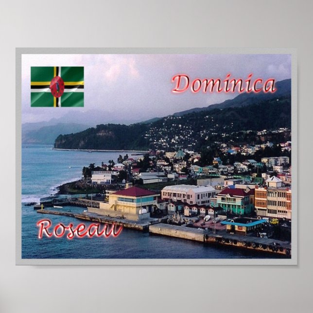 Dominica - Roseau - Poster (Framsidan)
