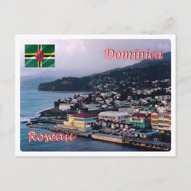 Dominica - Roseau - Vykort (Framsida)