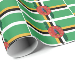 DOMINICA | Sisserou Parrot | DOMINICAN Flagga Presentpapper