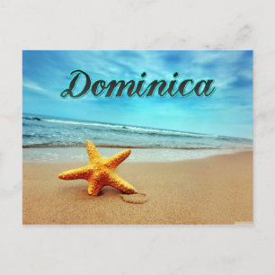 Dominica sjöstjärna vykort