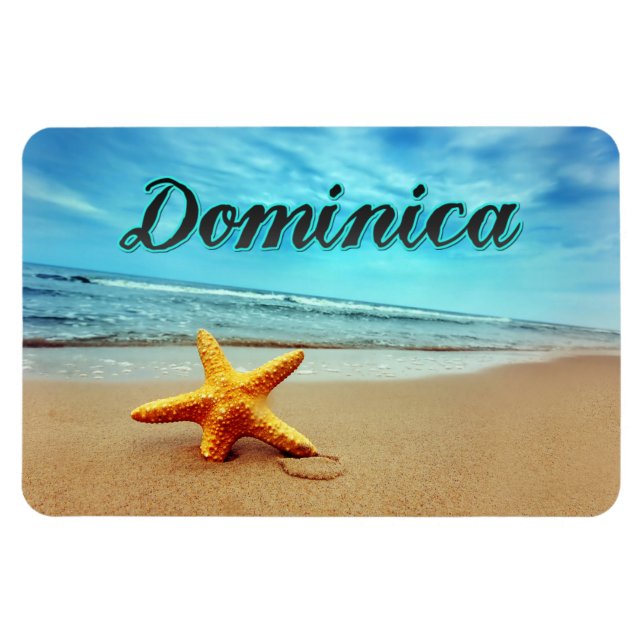 Dominica stjärnfish magnet (Horisontell)