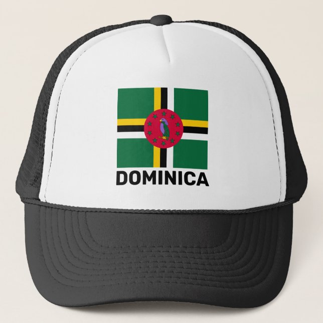 Dominica stolthet flagga keps (Framsida)