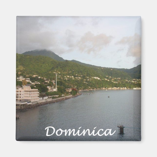 Dominica View Magnet (Framsidan)