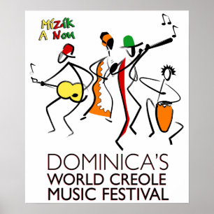 Dominica WCMF-affisch Poster