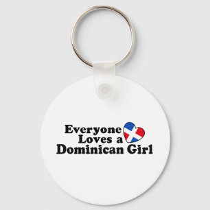 Dominican Girl Nyckelring
