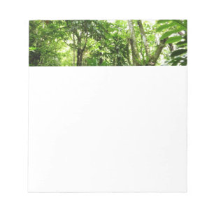 Dominican Rain Forest I Tropical Grönt Nature Anteckningsblock
