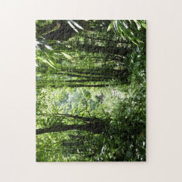 Dominican Rain Forest II Tropical Grönt Pussel
