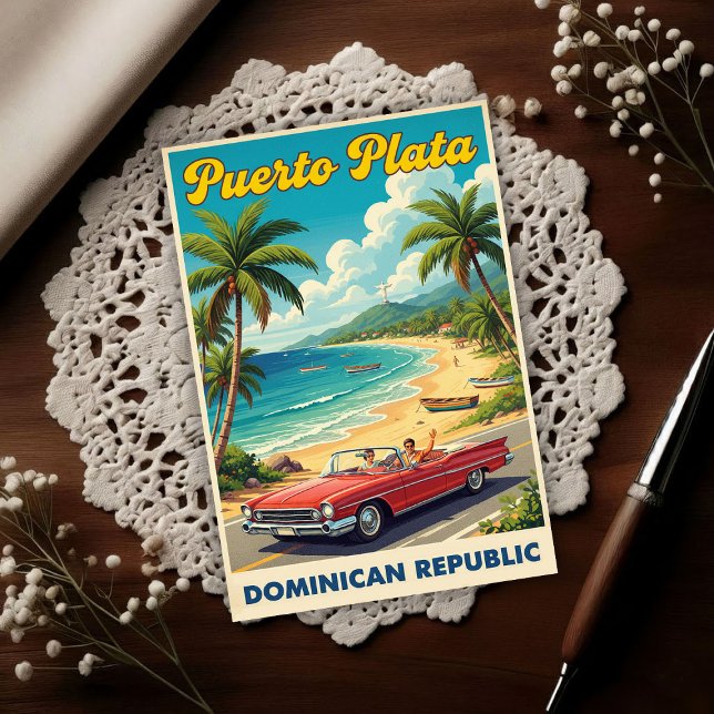 Dominican Republic: 1960s Travel Vykort (Skapare uppladdad)
