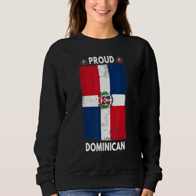Dominican Republic Flag For Men & Proud Dominican  T Shirt (Framsida)