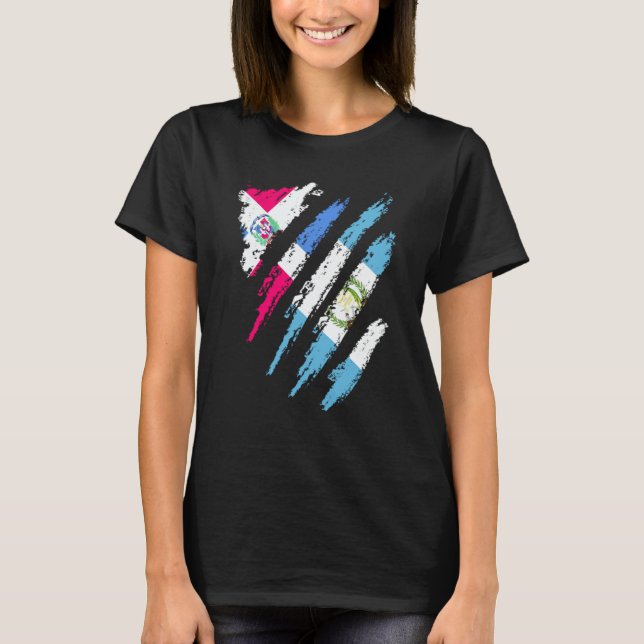 Dominican Republic Flag Guatemala Grown Country St T Shirt (Framsida)