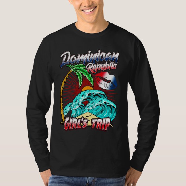 Dominican Republic Girls Trip Weekend Group Matchi T Shirt (Framsida)