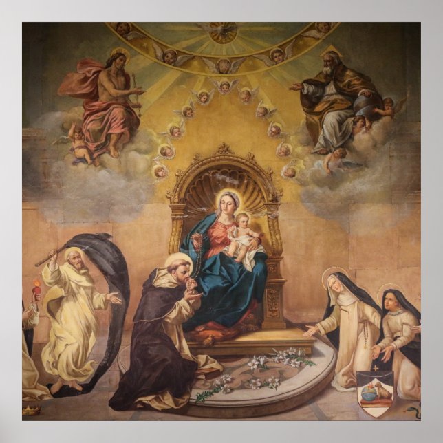 Dominican Saints in Heaven Poster (Framsidan)