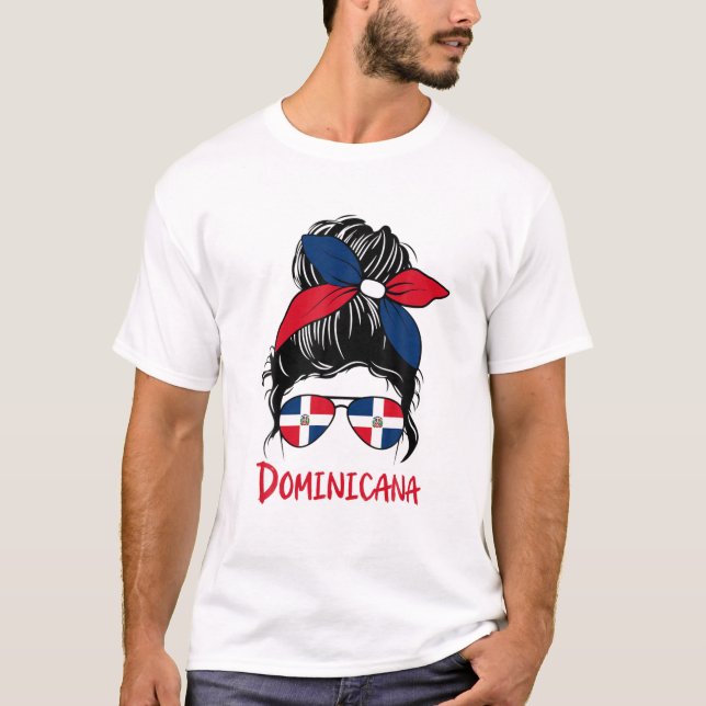 Dominicana Dominican Girl Republica Dominicana Rep T Shirt (Framsida)