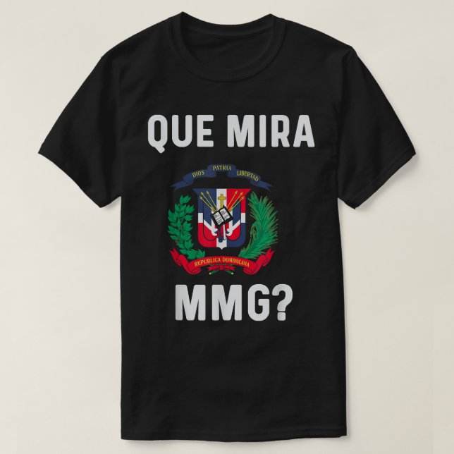 Dominicana Flagga RD Dominikanska republiken Slang T Shirt (Design framsida)