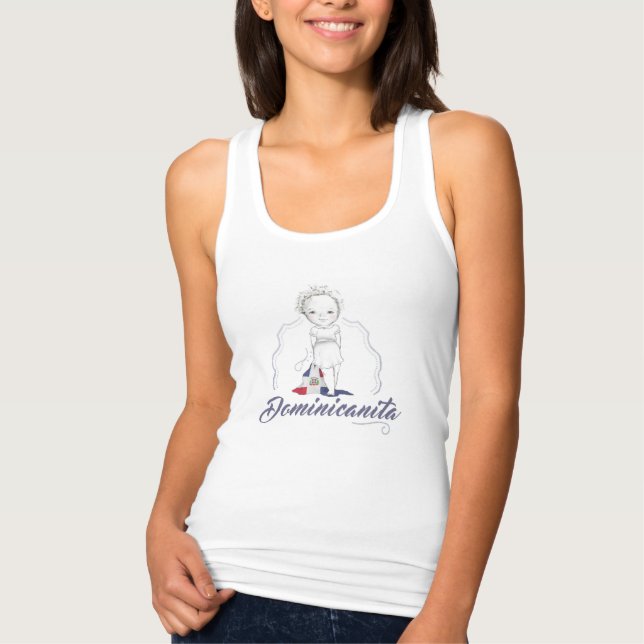 Dominicanita Tanktop Linne Med Racerback (Framsida)