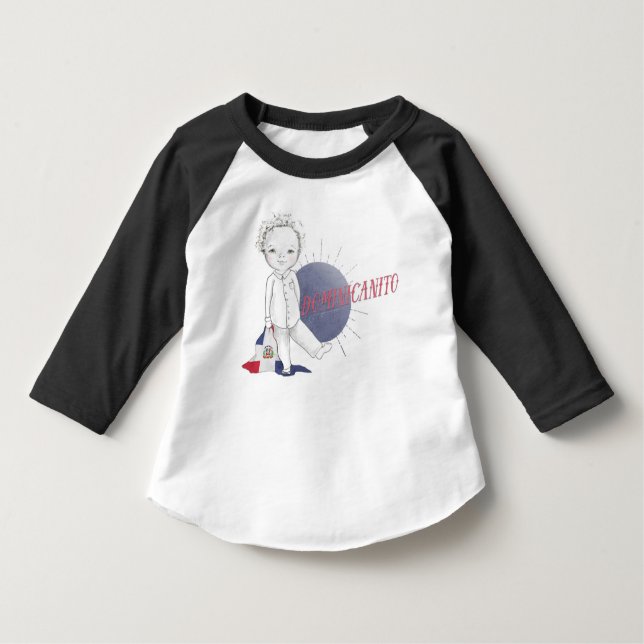 Dominicanito Raglanskjorta Tee Shirt (Framsida)