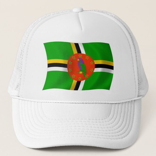 Dominicas flagga hatt keps (Framsida)