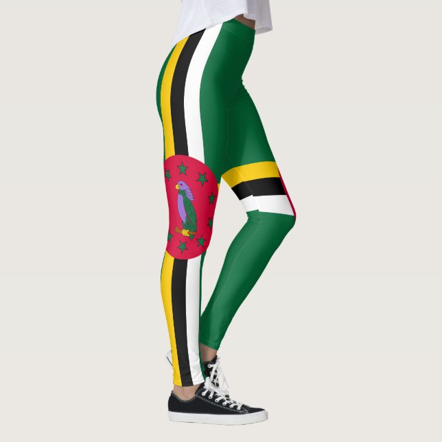 Dominicas flagga leggings (Höger)