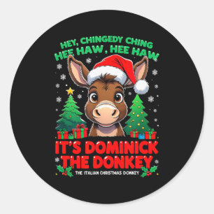 Dominick Donkey Cheer Mi Burrito Sabanero Mexikans Runt Klistermärke