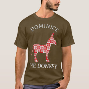 DOMINICK DONKEY ITALIAN CHRISTMAS T SHIRT_1 T SHIRT
