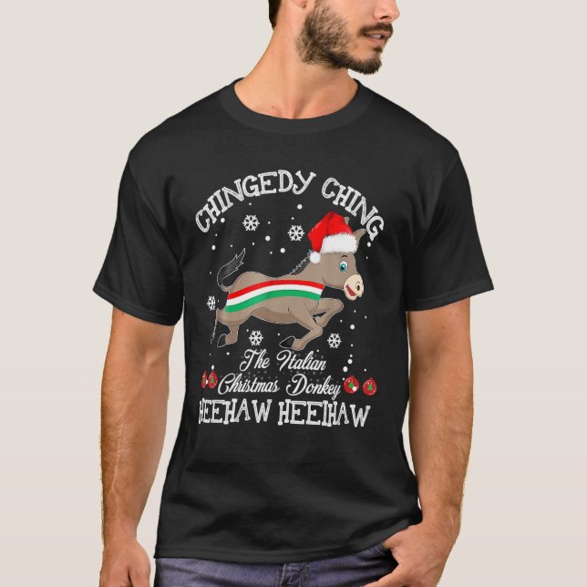 Dominick Donkey, italienske Donkey Chris T Shirt (Framsida)